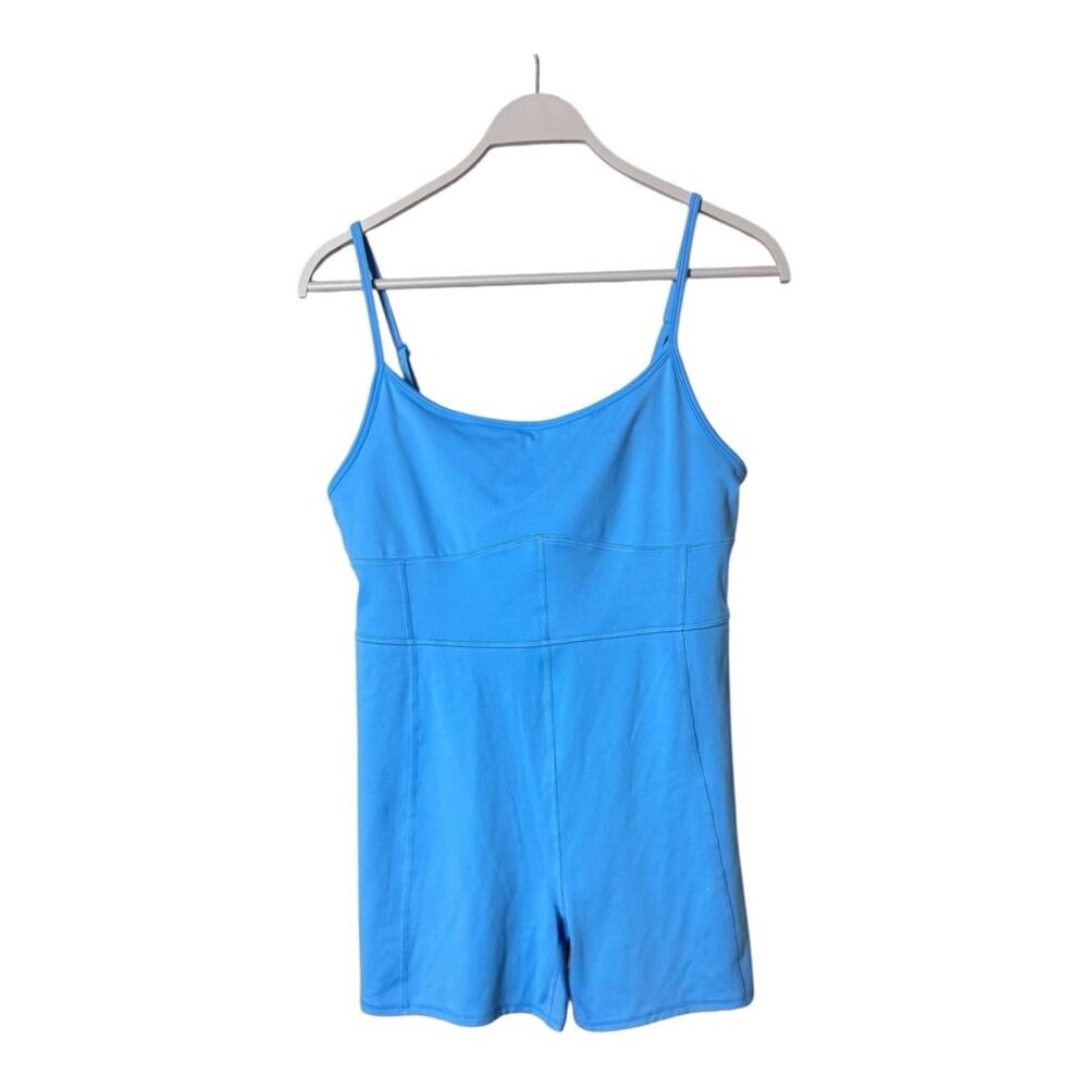 SO Blue Thin  Adjustable Strap One Piece Unitard Sz L NWT